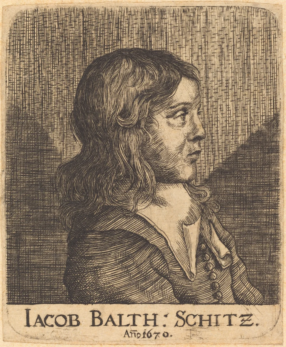 Jacob Balthazar Schitz by German 17th Century, print, 1670