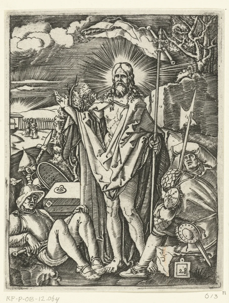 Opstanding van Christus by Unknown, print, 1510-1515