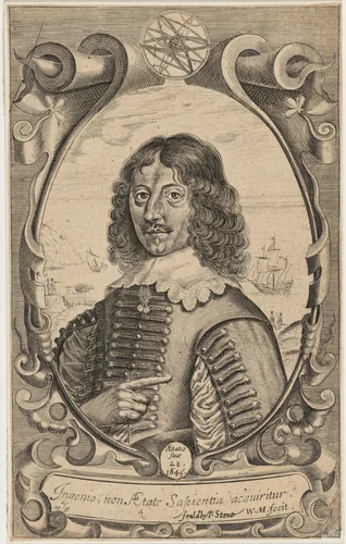 John Thompson, Navigator by William Marshall, print, 1645