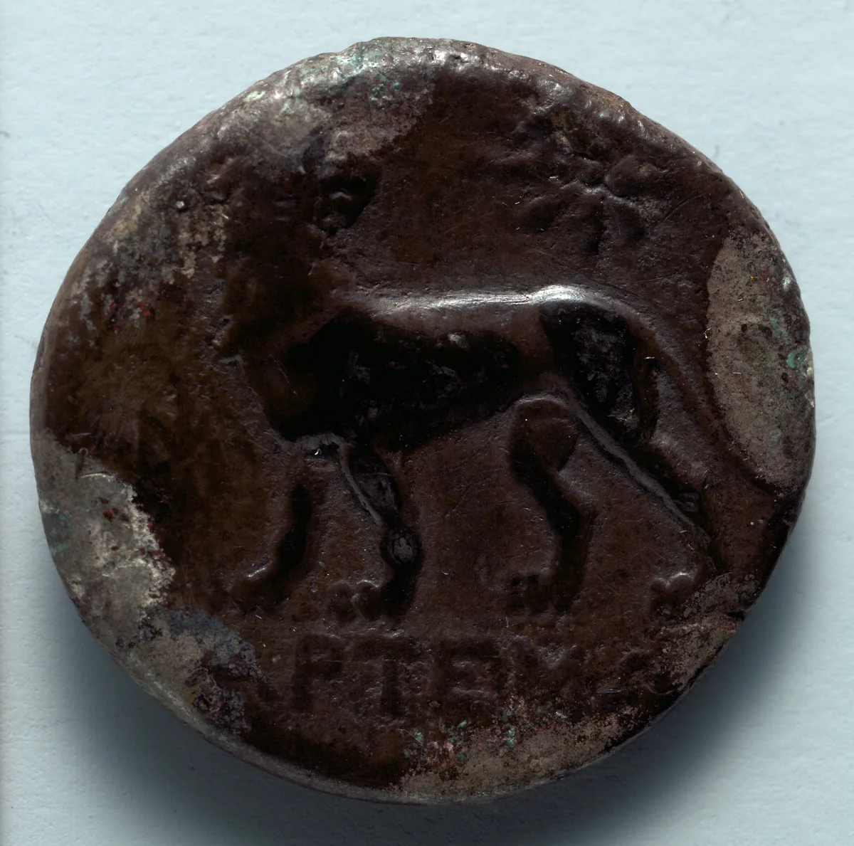 Tetradrachm: Lion (reverse) by Unknown, metalwork, -339--318