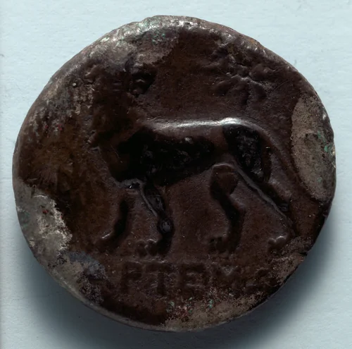 Tetradrachm: Lion (reverse) by Unknown, metalwork, -339--318
