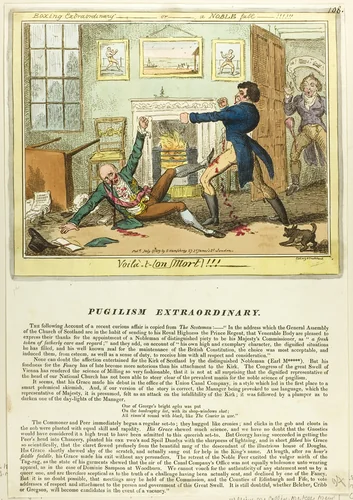 Voila-t-on Mort!!! by George Cruikshank, print, 1819