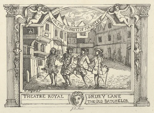 Benefit Ticket for Joe Miller by Samuel Ireland, print, 1794-1799