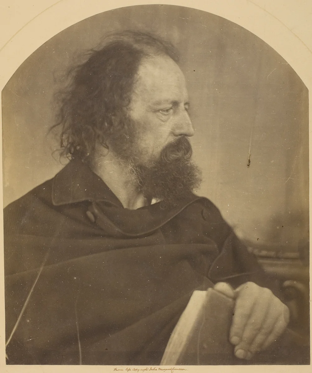The Dirty Monk, Alfred Tennyson by Julia Margaret Cameron, photograph, 1865