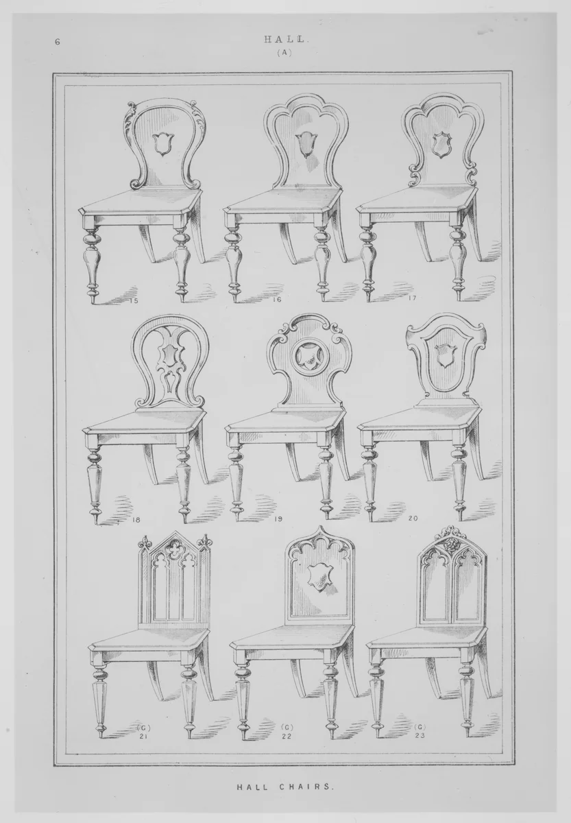 Modern Furniture. Original and Select by James Lovegrove Holt, book, 1815-1825