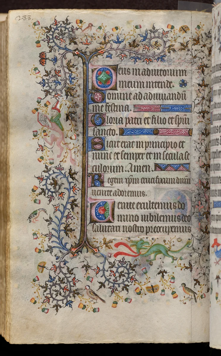 Hours of Charles the Noble, King of Navarre (1361-1425): fol. 144r, Text by Master of the Brussels Initials and Associates, book, 1400-1410