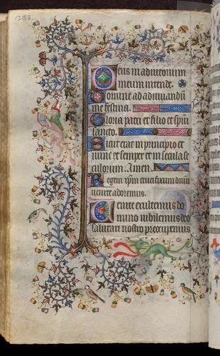 Hours of Charles the Noble, King of Navarre (1361-1425): fol. 144r, Text by Master of the Brussels Initials and Associates, book, 1400-1410