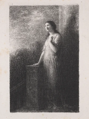 Confiding in the Night by Henri Fantin-Latour, print, 1888