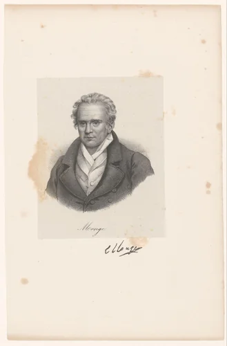 Portret van Gaspard Monge by anonymous, print, 1818-1842