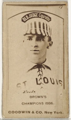 David Luther "Dave" Foutz, St. Louis Browns, from the Old Judge series (N172) for Old Judge Cigarettes by Goodwin & Company, photograph, 1886