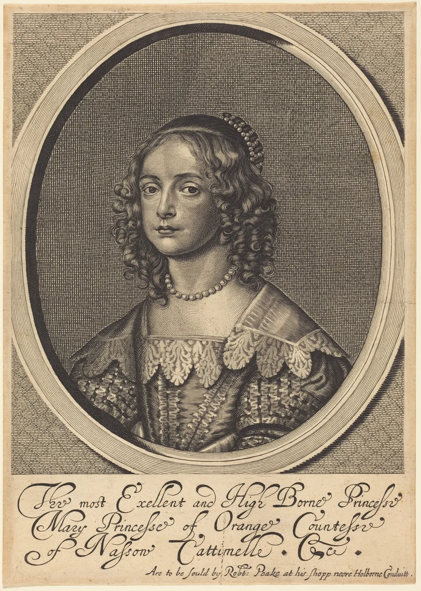 Mary, Princess of Orange by William Faithorne
Sir Anthony van Dyck, print, 1616-1691