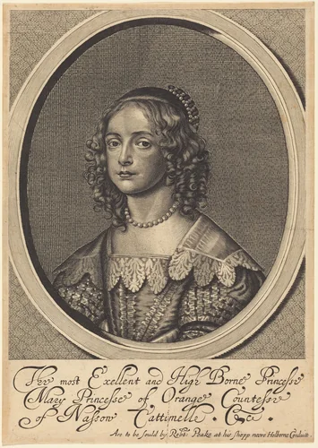 Mary, Princess of Orange by William Faithorne
Sir Anthony van Dyck, print, 1616-1691