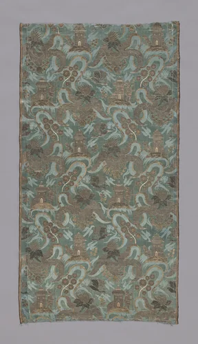 Panel (Dress Fabric) by China, Possibly Macao, textile, 1701-1800