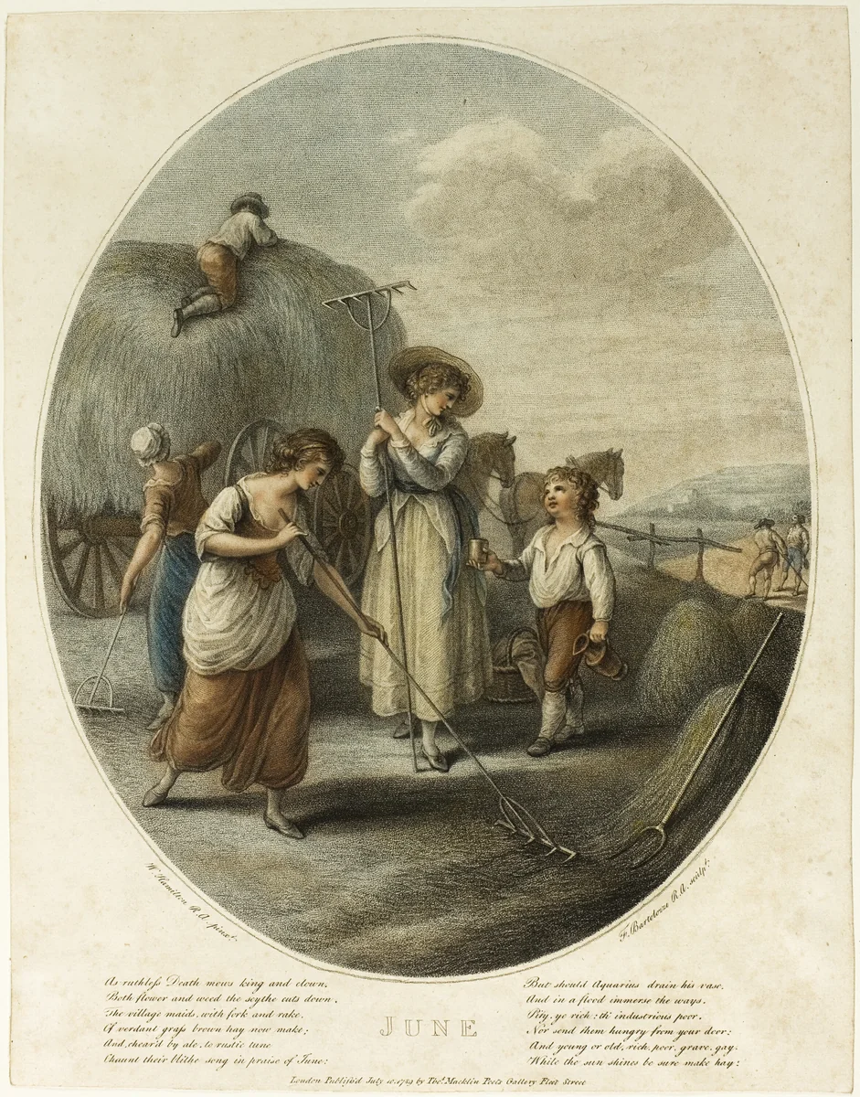 June by Francesco Bartolozzi, print, 1789