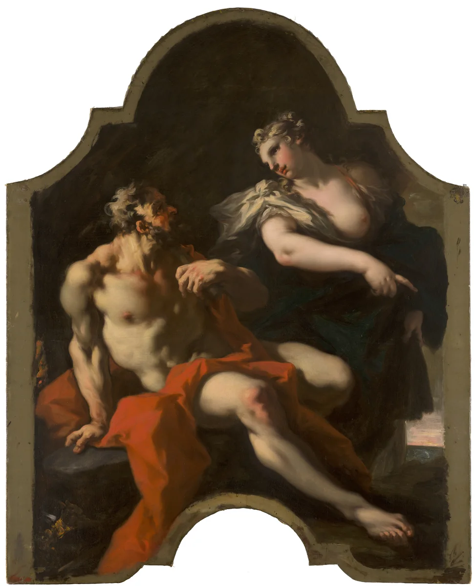 Mythological or Allegorical Representation by Giovanni Antonio Pellegrini, painting, 1718