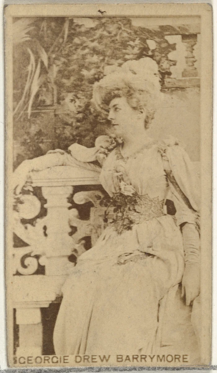 Georgie Drew Barrymore, from the Actors and Actresses series (N145-8) issued by Duke Sons & Co. to promote Duke Cigarettes by W. Duke, Sons & Co., photograph, 1890-1895