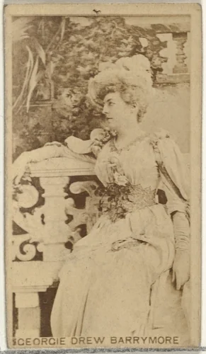 Georgie Drew Barrymore, from the Actors and Actresses series (N145-8) issued by Duke Sons & Co. to promote Duke Cigarettes by W. Duke, Sons & Co., photograph, 1890-1895