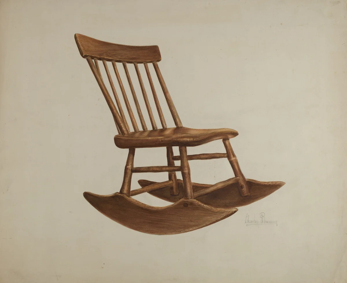 Chair by Charles Bowman, index of american design, 1936
