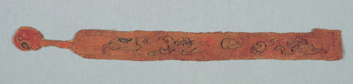 Fragment from a Child's Tunic: Clavus I by Unknown, textile, 600-799