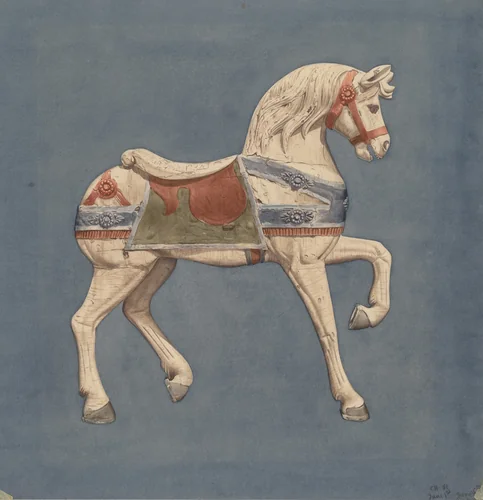 Carousel Horse by Henry Murphy, index of american design, 1935-1942