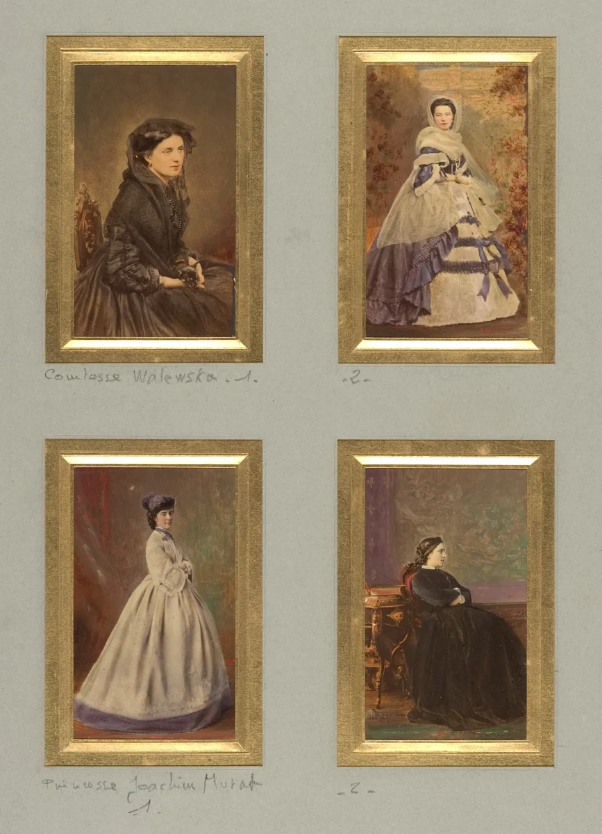 [Comtesse Walewska and Princesse Jaochim Murat] by Pierre-Louis Pierson, photograph, 1855-1865