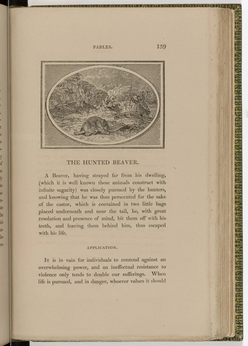Headpiece (page 159) from The Fables of Aesop by Thomas Bewick, illustrated book, 1818