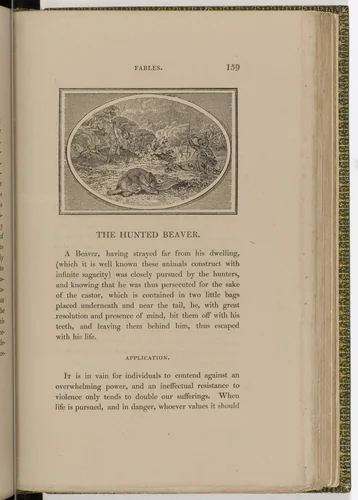Headpiece (page 159) from The Fables of Aesop by Thomas Bewick, illustrated book, 1818