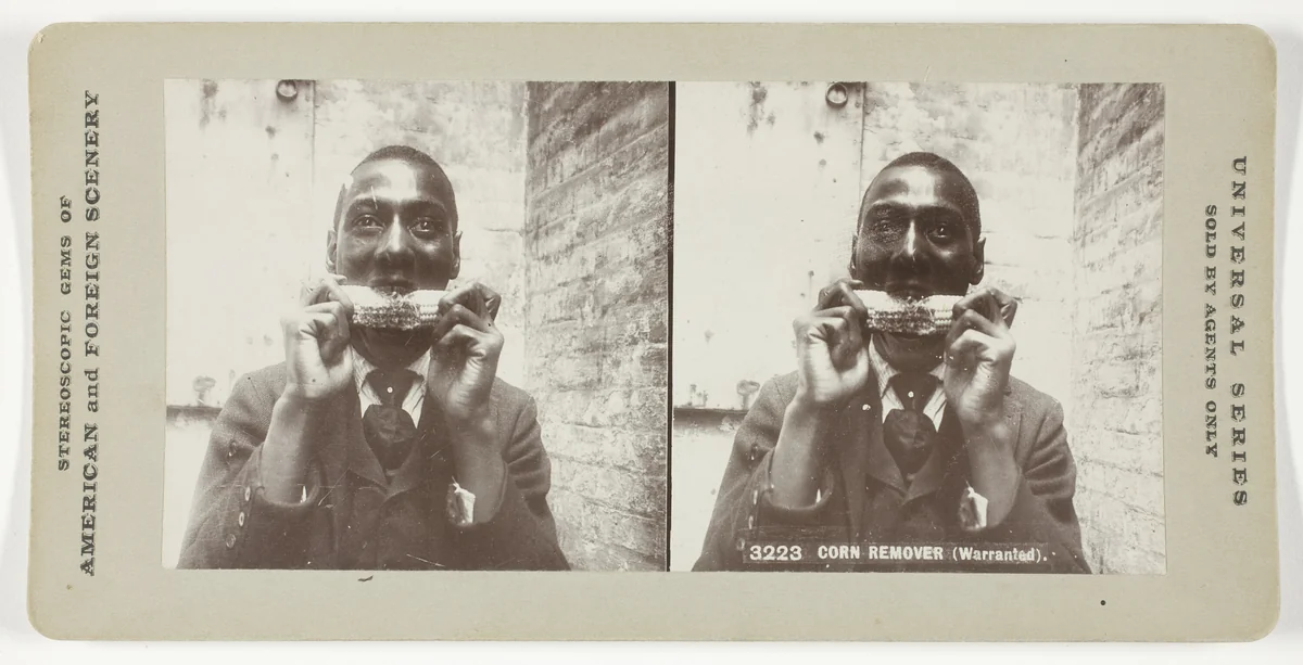 Corn Remover (Warrented), No. 3223 from the series "American and Foreign Scenery" by Artist Unknown, photograph, 1875-1899