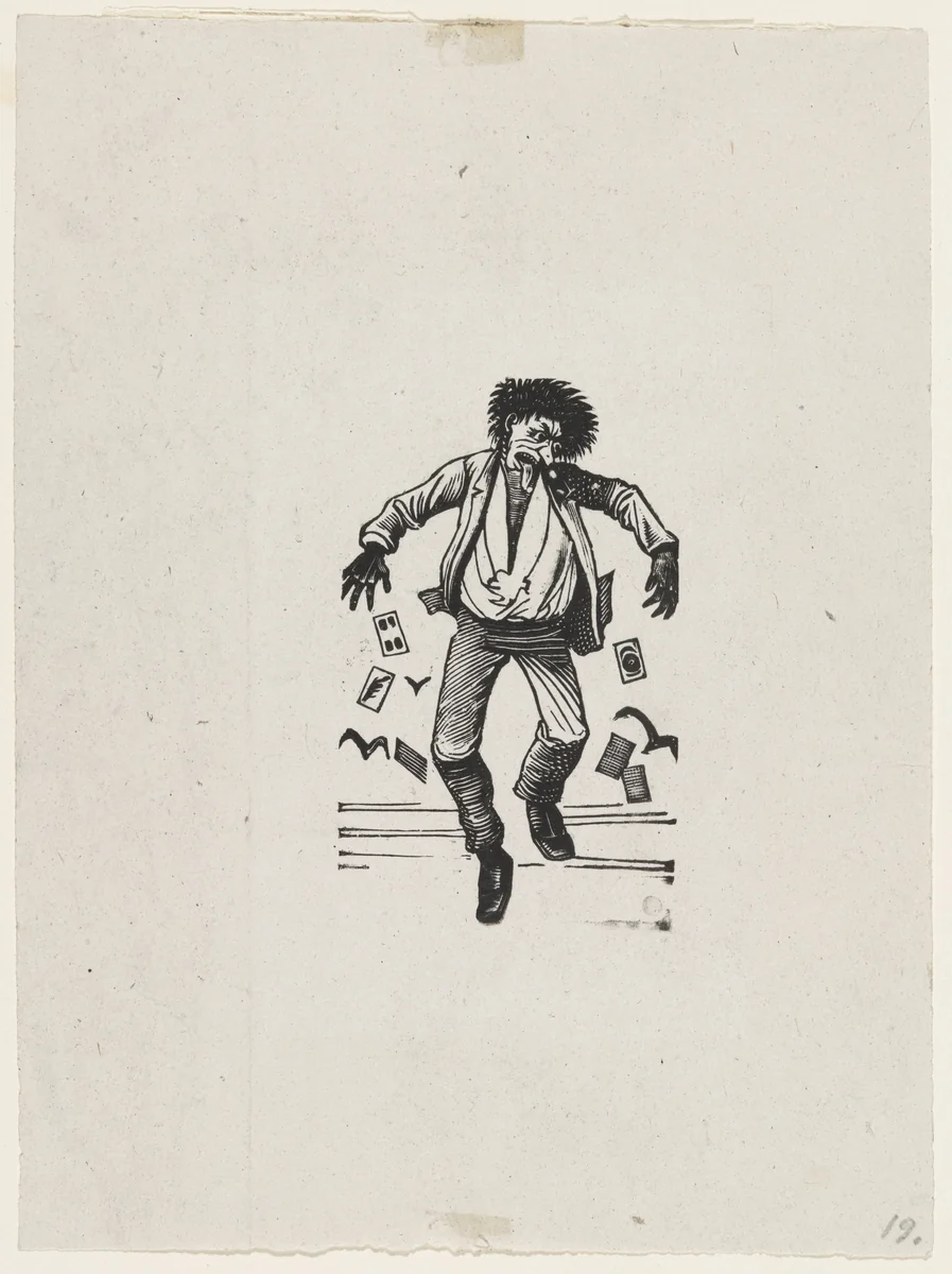 The Gamblerfrom 25 Prints of José Guadalupe Posada by José Guadalupe Posada, print, 1890