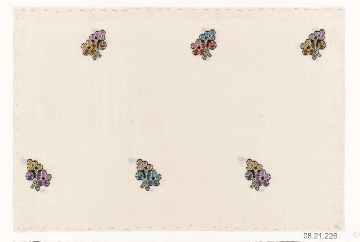 Textile sample by Unknown Designer, textile, 1900