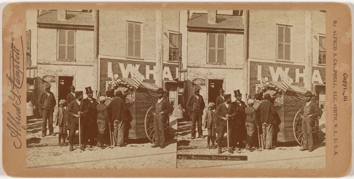 Street Scene by Alfred S. Campbell, photograph, 1875-1885