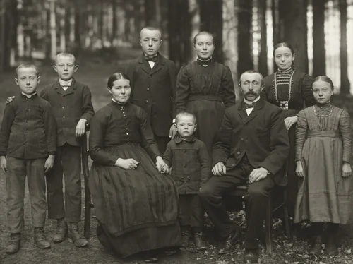 Farming Family by August Sander, photograph, 1911