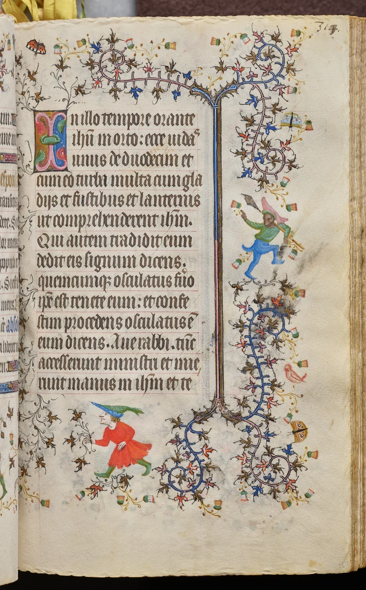 Hours of Charles the Noble, King of Navarre (1361-1425): fol. 157r, Text by Master of the Brussels Initials and Associates, book, 1400-1410