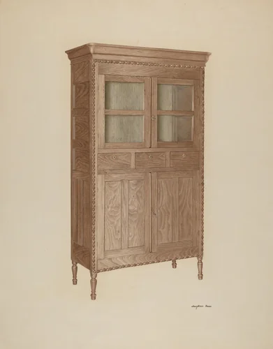 China Closet by Josephine Prado, index of american design, 1940