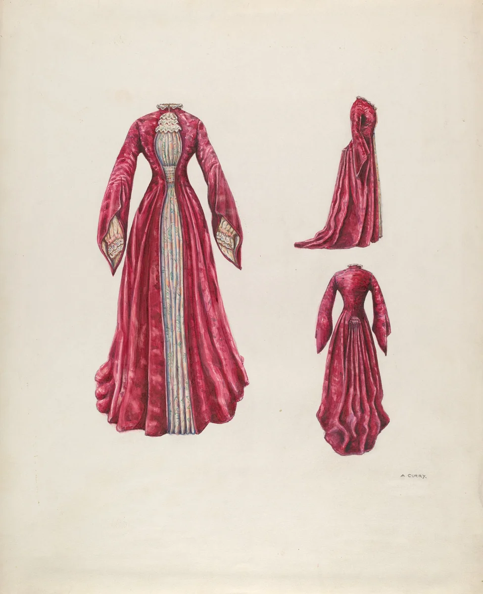 Dress by Al Curry, index of american design, 1937