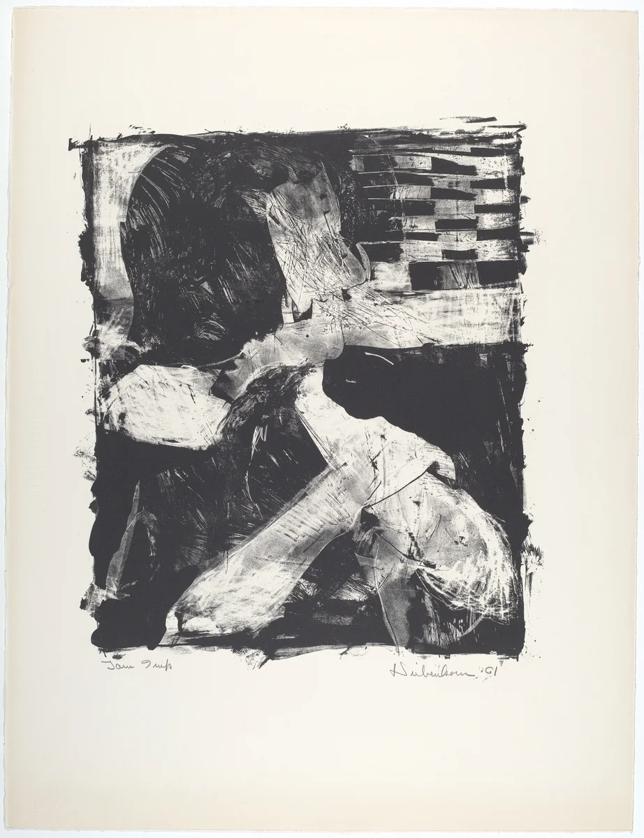 Untitled by Richard Diebenkorn, print, 1961