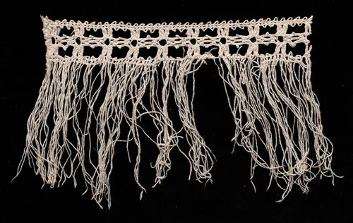 Bobbin Lace Insertion with Fringe by Unknown, textile, 1540-1560