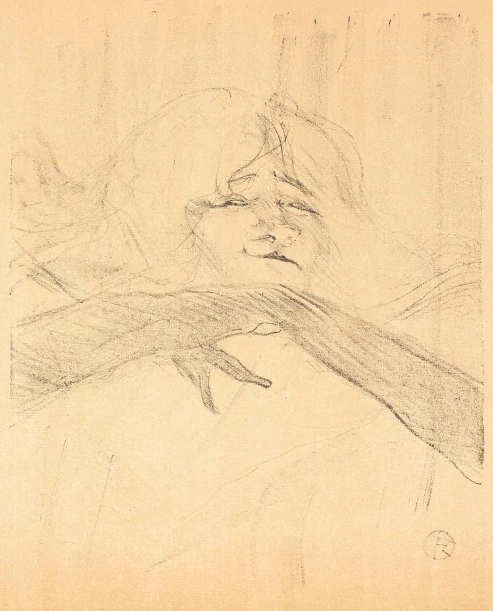 "Linger, Longer, Loo" by Henri de Toulouse-Lautrec, print, 1898