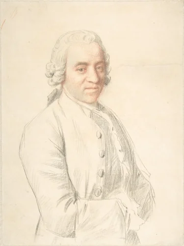 Portrait of Marc Liotard-Sarasin by Jean-Etienne Liotard, drawing, 1720-1789