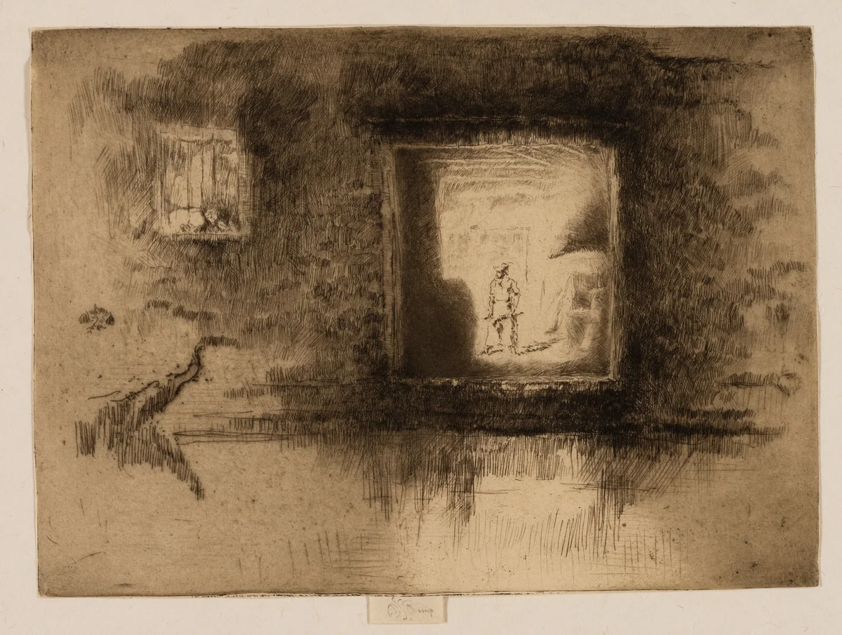 Nocturne: Furnace by James McNeill Whistler, print, 1879-1880