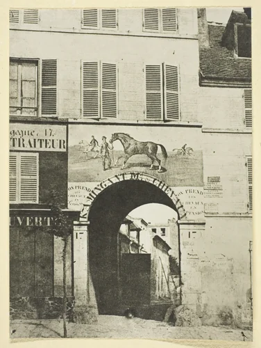 Enseigne d'un Marchand de Chevaux by Hippolyte Bayard, photograph, 1842-1850