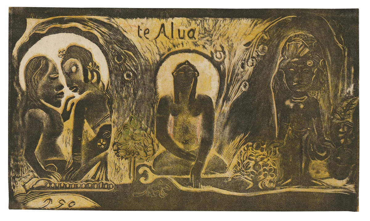 Te atua (The God) from the Noa Noa Suite by Paul Gauguin, print, 1893-1894