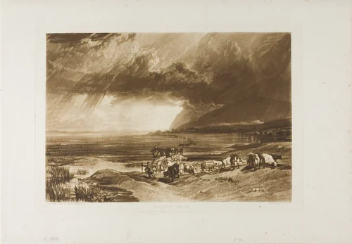 Solway Moss, plate 52 from Liber Studiorum by Joseph Mallord William Turner, print, 1816