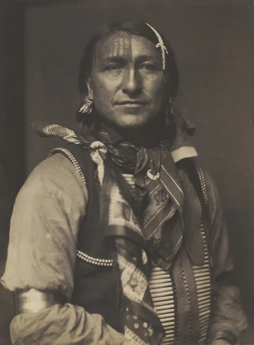Joe Black Fox, Sioux by Gertrude Käsebier, photograph, 1899