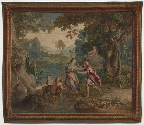 Apollo and Daphne by Charles de La Fosse, decorative art, 1713-1721