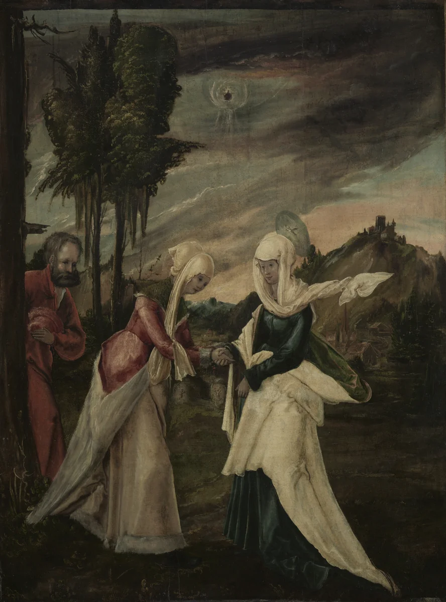 The Visitation by Unknown, painting, 1530-1550