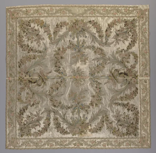 Coverlet by Philippe de Lasalle, textile, 1755-1775