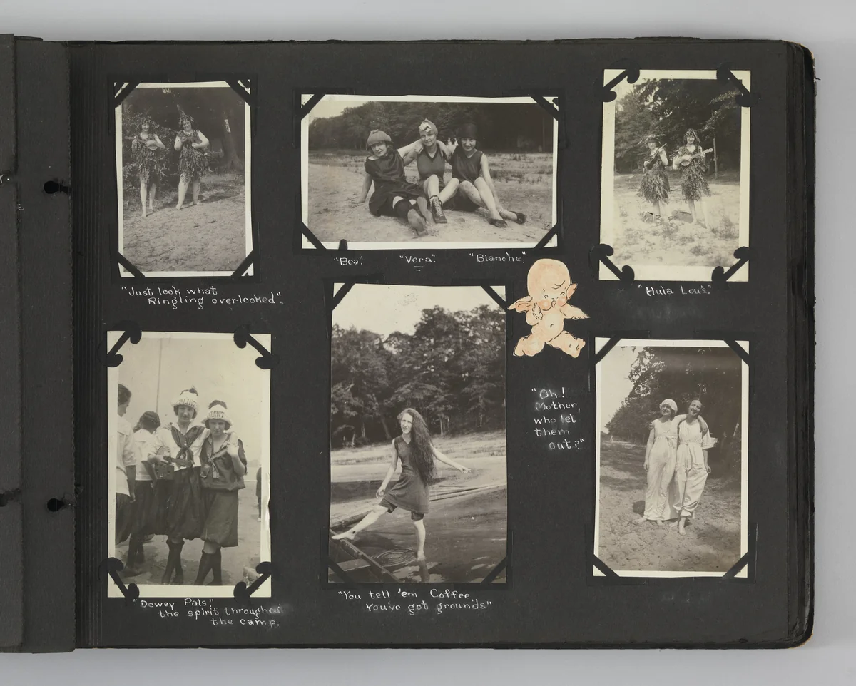 The Story of my Life and Friends as Told by Snapshots from Fourteen On by Blanche Parker, photograph, 1916