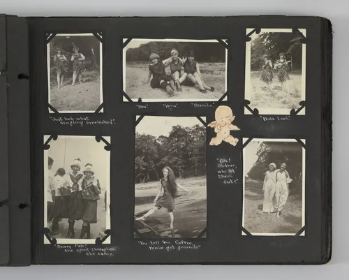 The Story of my Life and Friends as Told by Snapshots from Fourteen On by Blanche Parker, photograph, 1916