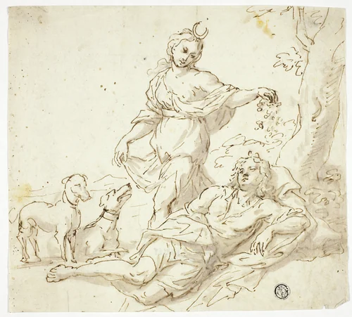 Diana and the Endymion by Francesco Monti
Raymond de Lafage, drawing, 1600-1699